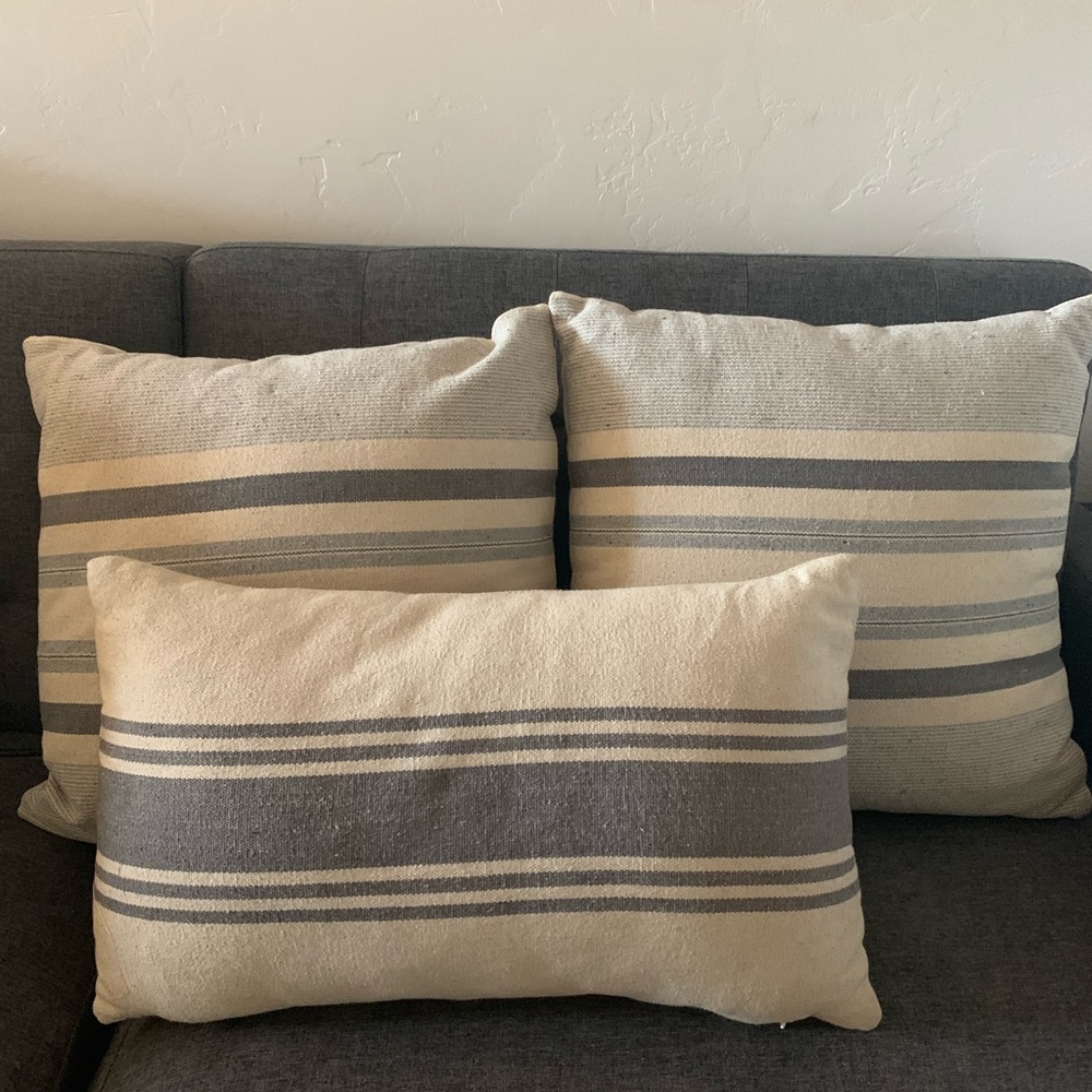New throw pillows